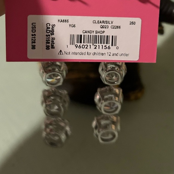 Kate Spade Candy Shop Linear Earrings NWT and dustbag - Picture 5 of 8